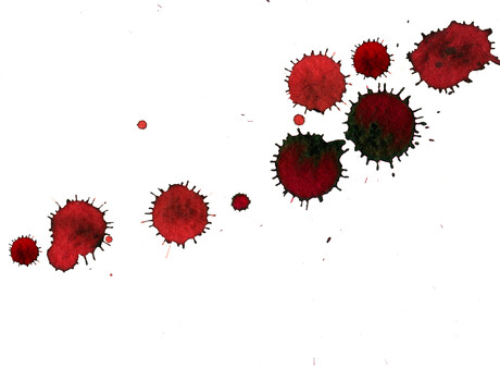 Drying biofluid droplets used to diagnose disease