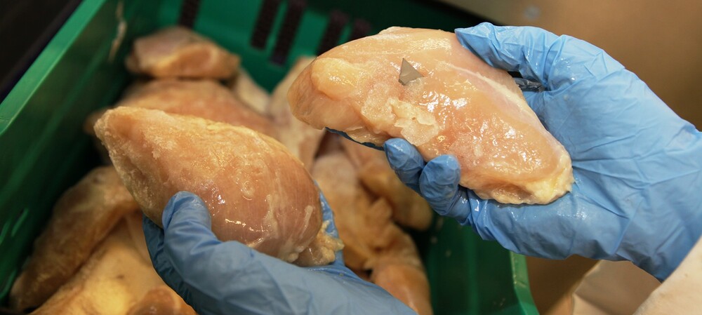 Metal detection selection to support food safety