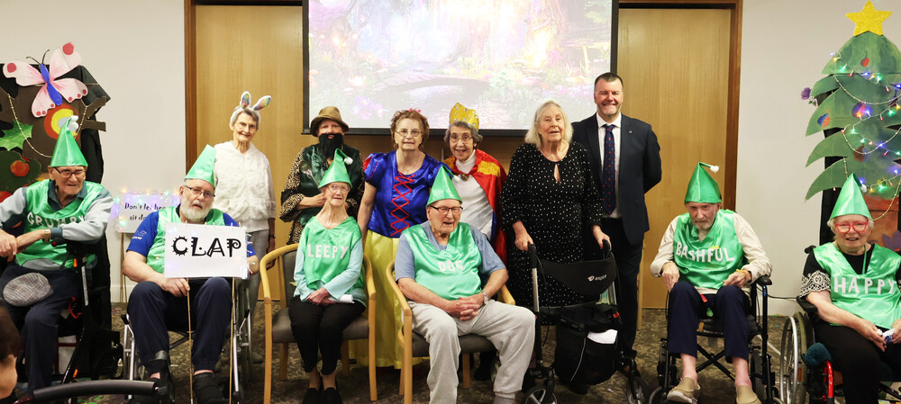 Residents put on pantomime five months in the making