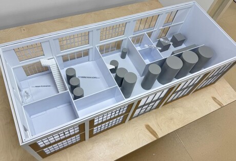 Food-grade upscaling line for 'new food' developments