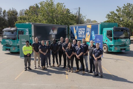 Electric trucks hit the road to deliver beer in Perth