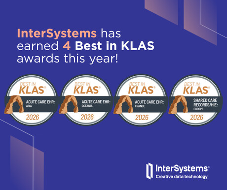InterSystems Honoured with Four 2026 Best in KLAS Awards