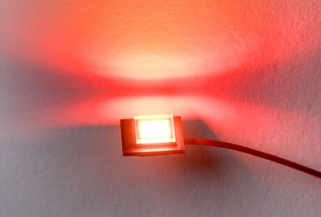 Red OLED microdisplay for energy-efficient AR/VR