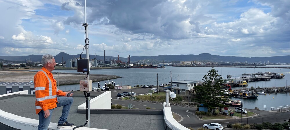 Wireless water monitoring for Port Kembla