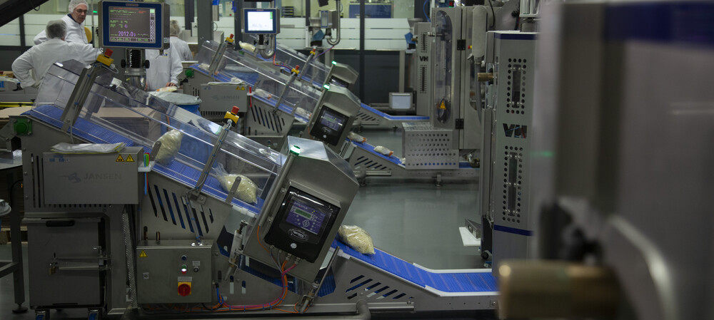 Food metal detector solves dairy product effect