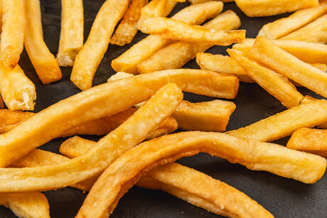 Processing method to lower oil in French fries