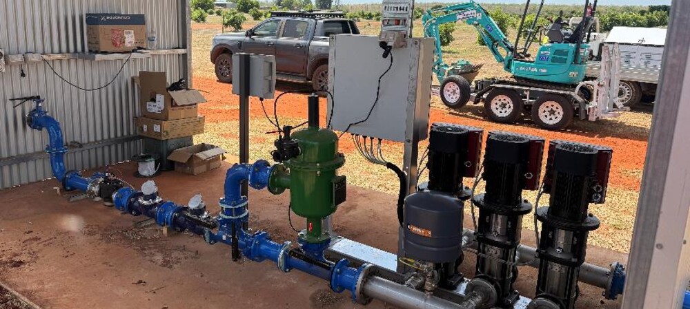 Irrigation upgrade automates NT research station