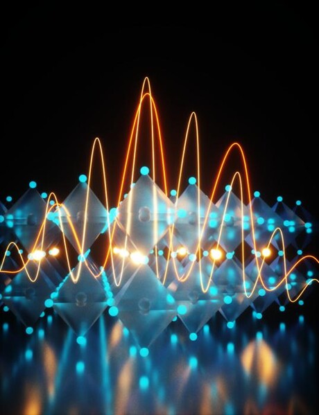 Perovskite semiconductor lattices tuned by light