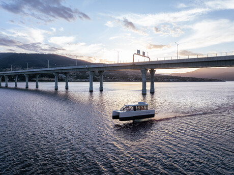 Zero-emissions water transport network for Tasmania