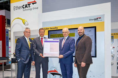 EtherCAT certified cybersecure to IEC&nbsp;62443