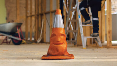 'Stanley the cone' targets three common workplace hazards