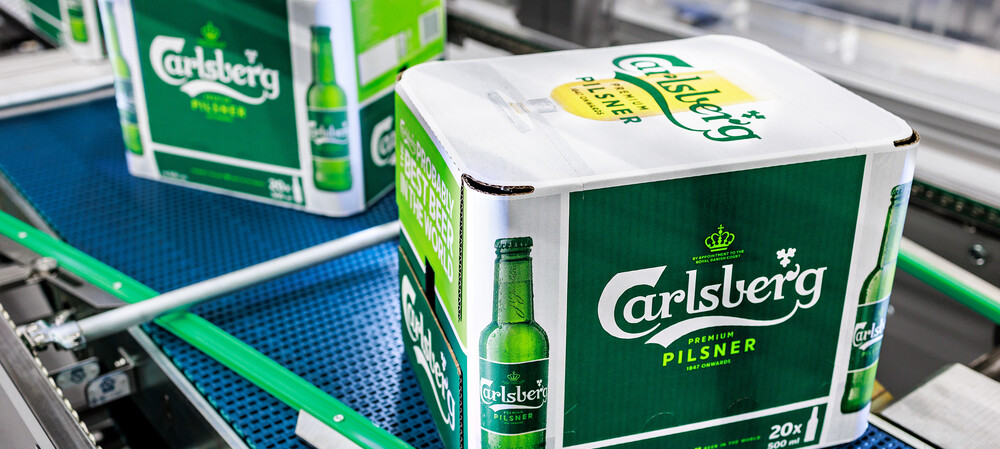 Well-rounded solution for Carlsberg beer bottles