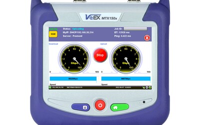 VeEX MTX150x Ethernet services test set