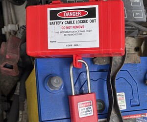 Cirlock Battery Cable Lockout Cirlock Battery Cable Lockout