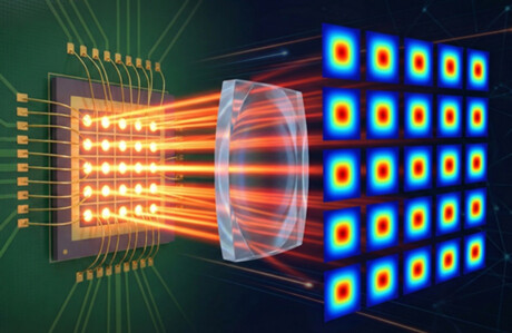 Chip‑scale laser array delivers faster connections indoors