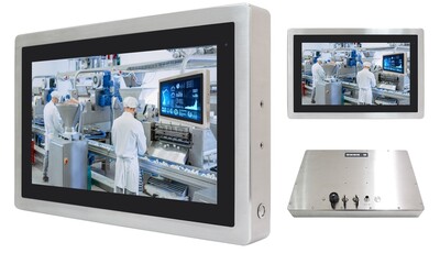 ViTAM-116 IP66/IP69K stainless steel display built for food &amp; beverage processing