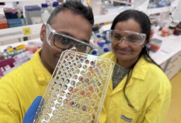 Tiny gold particles power golden staph colour test
