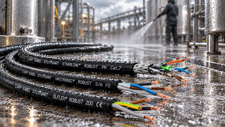 Robust cable solutions for food and beverage manufacturing
