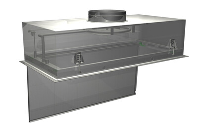 Camfil Pharmaseal terminal housing for HEPA filtration