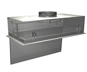 Camfil Pharmaseal terminal housing for HEPA filtration Camfil Pharmaseal terminal housing for HEPA filtration