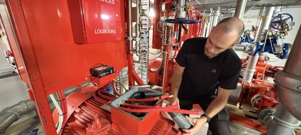Overhauling fire pumps at a North Sydney skyscraper