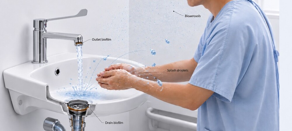 "Hell in a handbasin": infection considerations of four handbasin design features